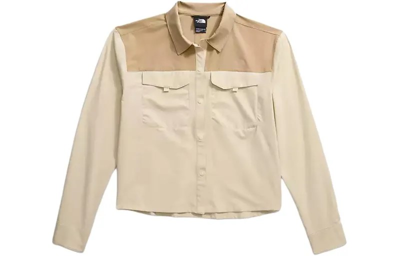 Рубашка женская хаки/гравий The North Face