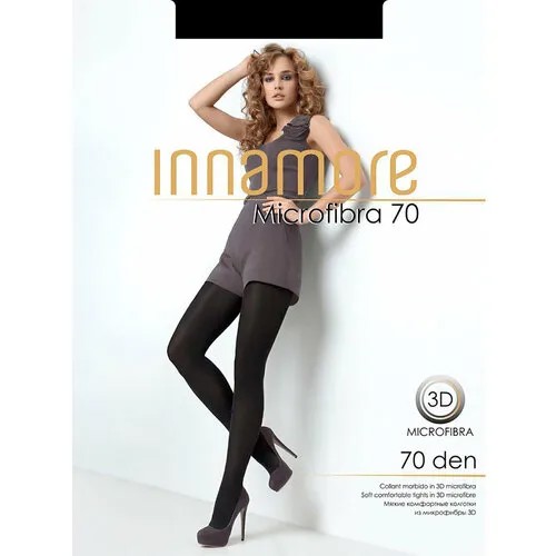 Колготки Innamore Microfibra, 70 den, размер 4, nero