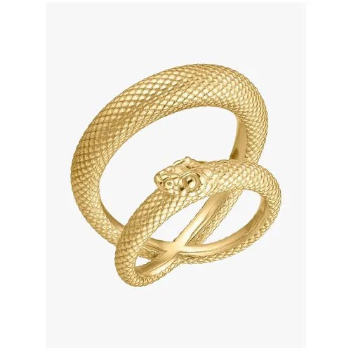 Кольцо caviar jewellery, размер 16, золотой