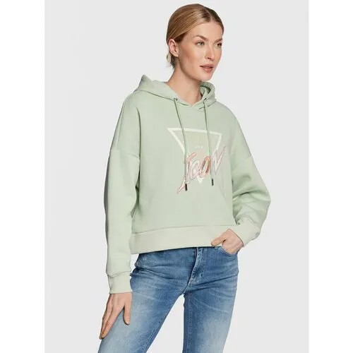 Худи GUESS, размер XL [INT], зеленый