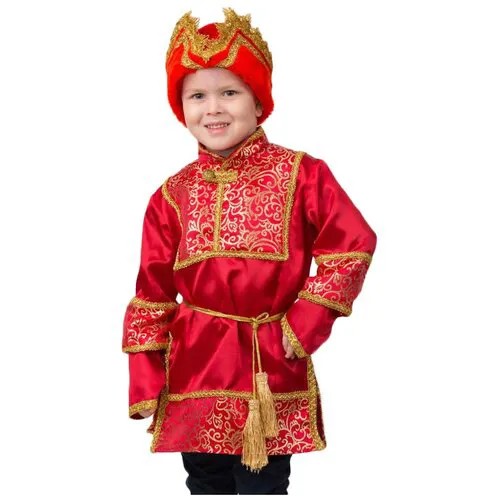 Костюм Батик, размер 140, красный