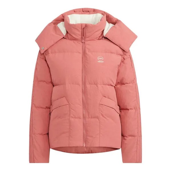 Куртка neo vibe пуховики Adidas, розовый