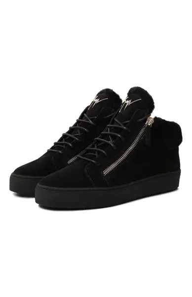 Замшевые кеды Kriss Winter Giuseppe Zanotti Design