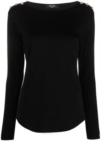 Balmain джемпер с пуговицами
