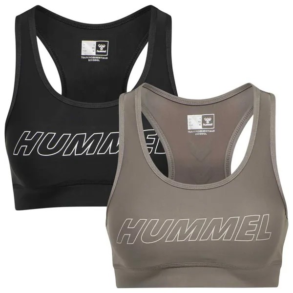 Спортивный бюстгальтер Hummel Tola  2 Units, серый