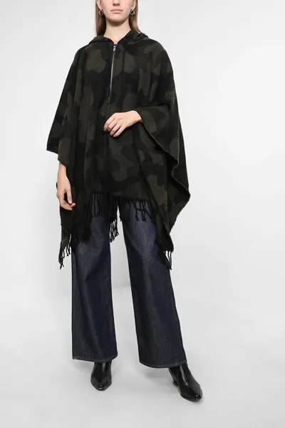 Пончо женское Desigual 22WAIA23 зеленое OS