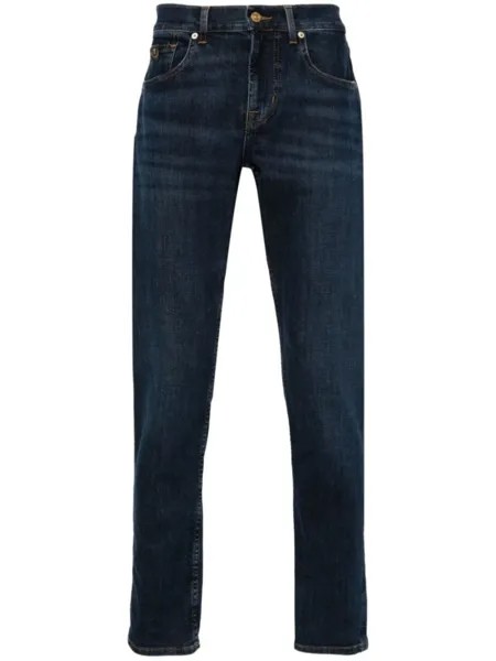 7 For All Mankind джинсы Slimmy Tapered, синий