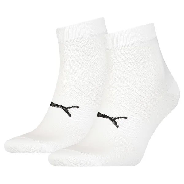 Носки Puma Sport Light Quarter short 2 шт, белый