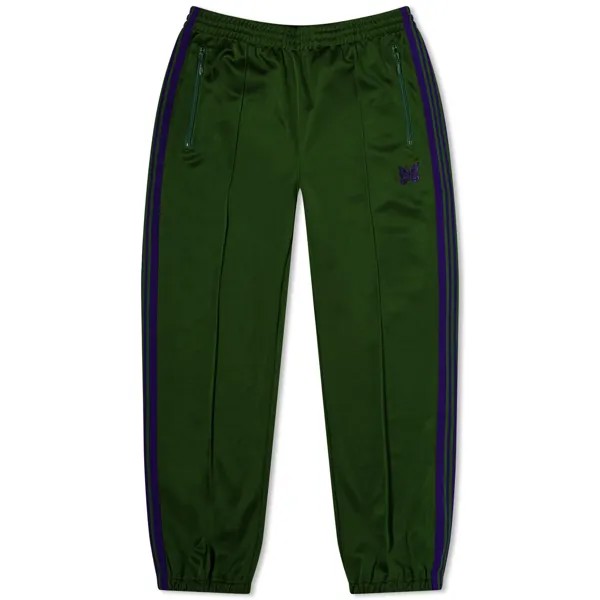 Спортивные брюки Needles Poly Smooth Zipped Track, зеленый