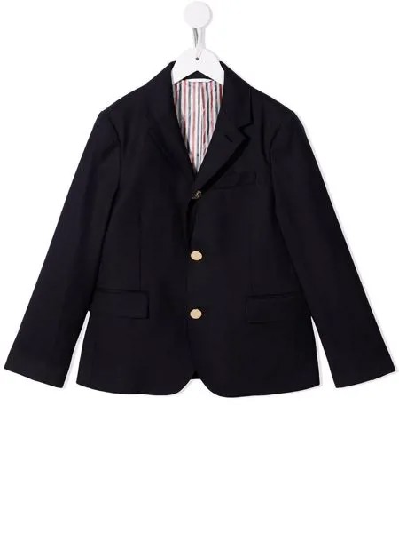 Thom Browne Kids твиловый пиджак Super 120s