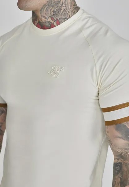 Базовая футболка TECH SIKSILK, кремовый