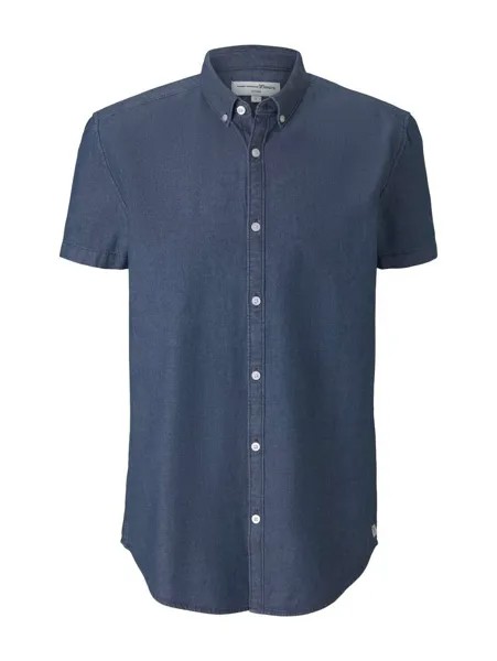 Комфортная рубашка на пуговицах TOM TAILOR DENIM, синий