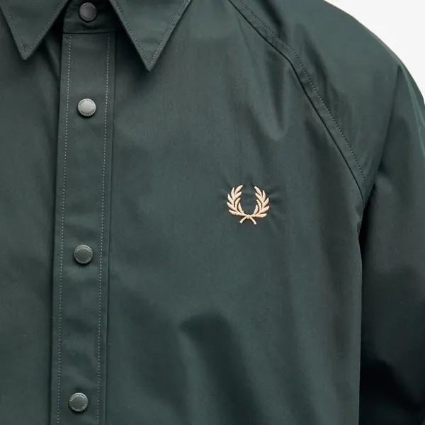 Fred Perry Рубашка реглан, зеленый