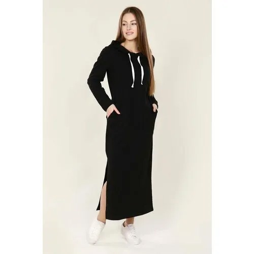 Платье Руся, размер 50, черный