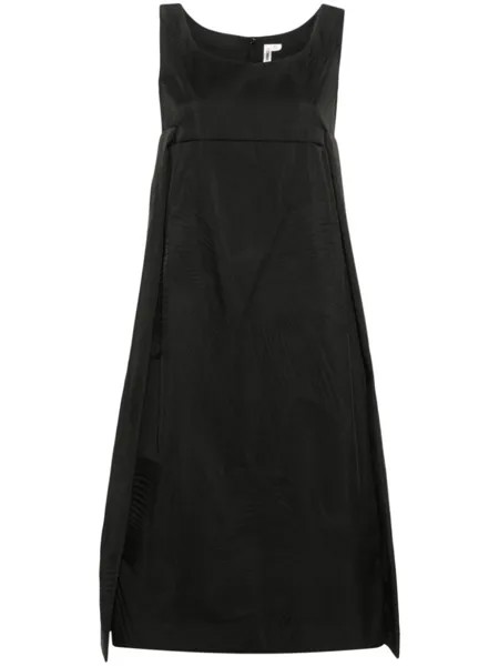 Comme Des Garçons жаккардовое платье без рукавов, черный