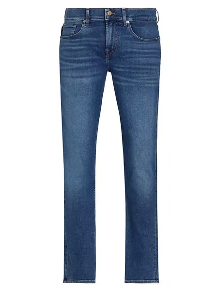 Зауженные эластичные джинсы Twister Slimmy 7 For All Mankind, цвет twister