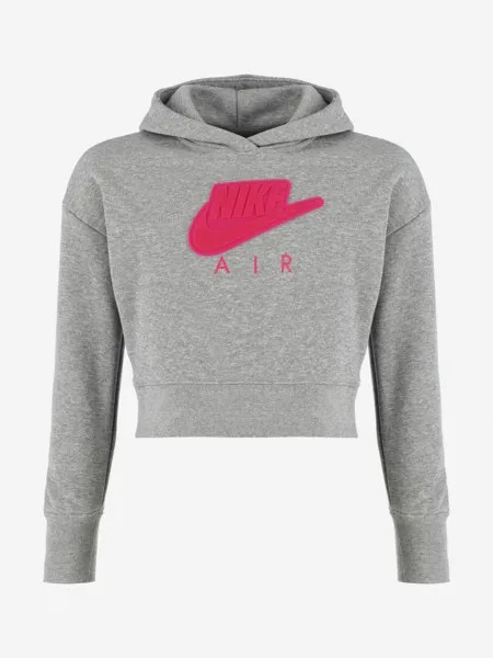 Худи для девочек Nike Air, Серый