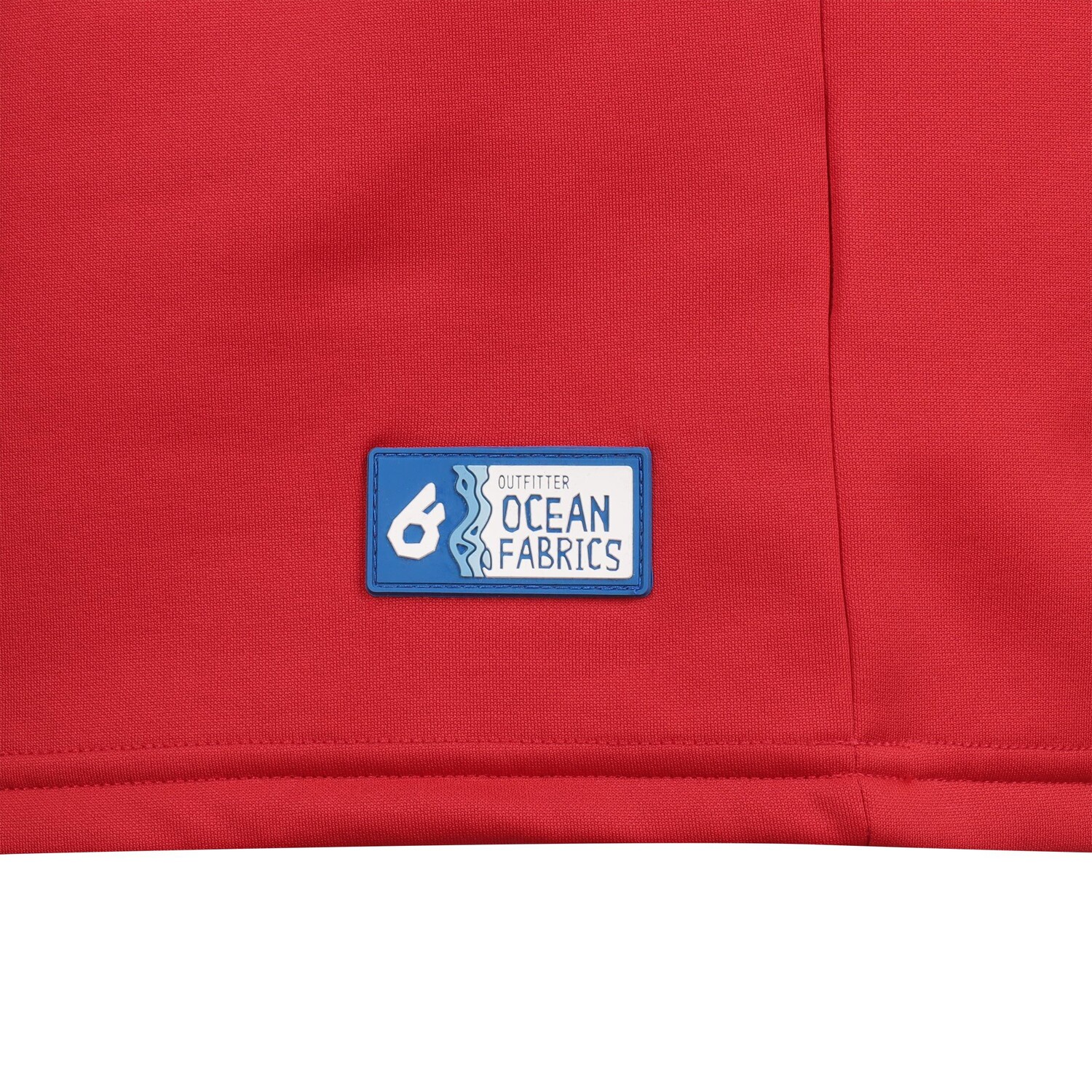 Лонгслив OUTFITTER Trainingsshirt OCEAN FABRICS TAHI, красный