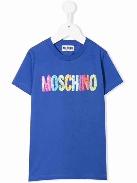 Moschino Kids футболка с логотипом