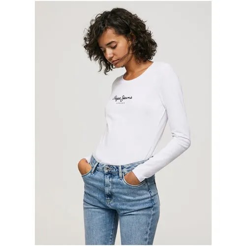 Лонгслив Pepe Jeans Virginia, размер XXS, белый