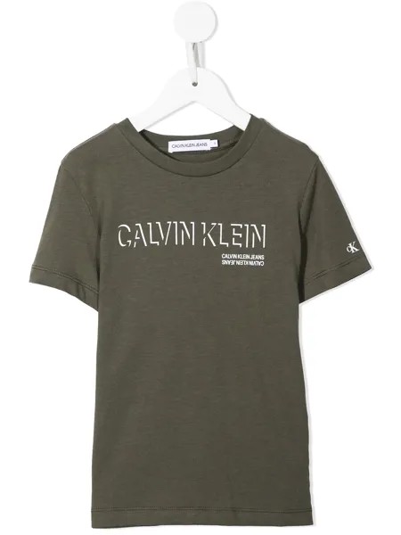 Calvin Klein Kids футболка с логотипом