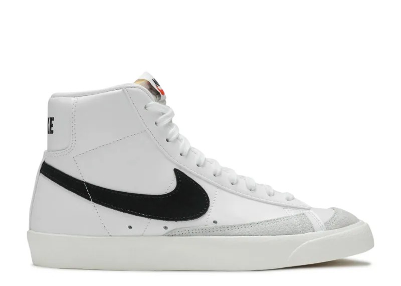 Кроссовки Nike Wmns Blazer Mid 77 Vintage 'White Black', белый