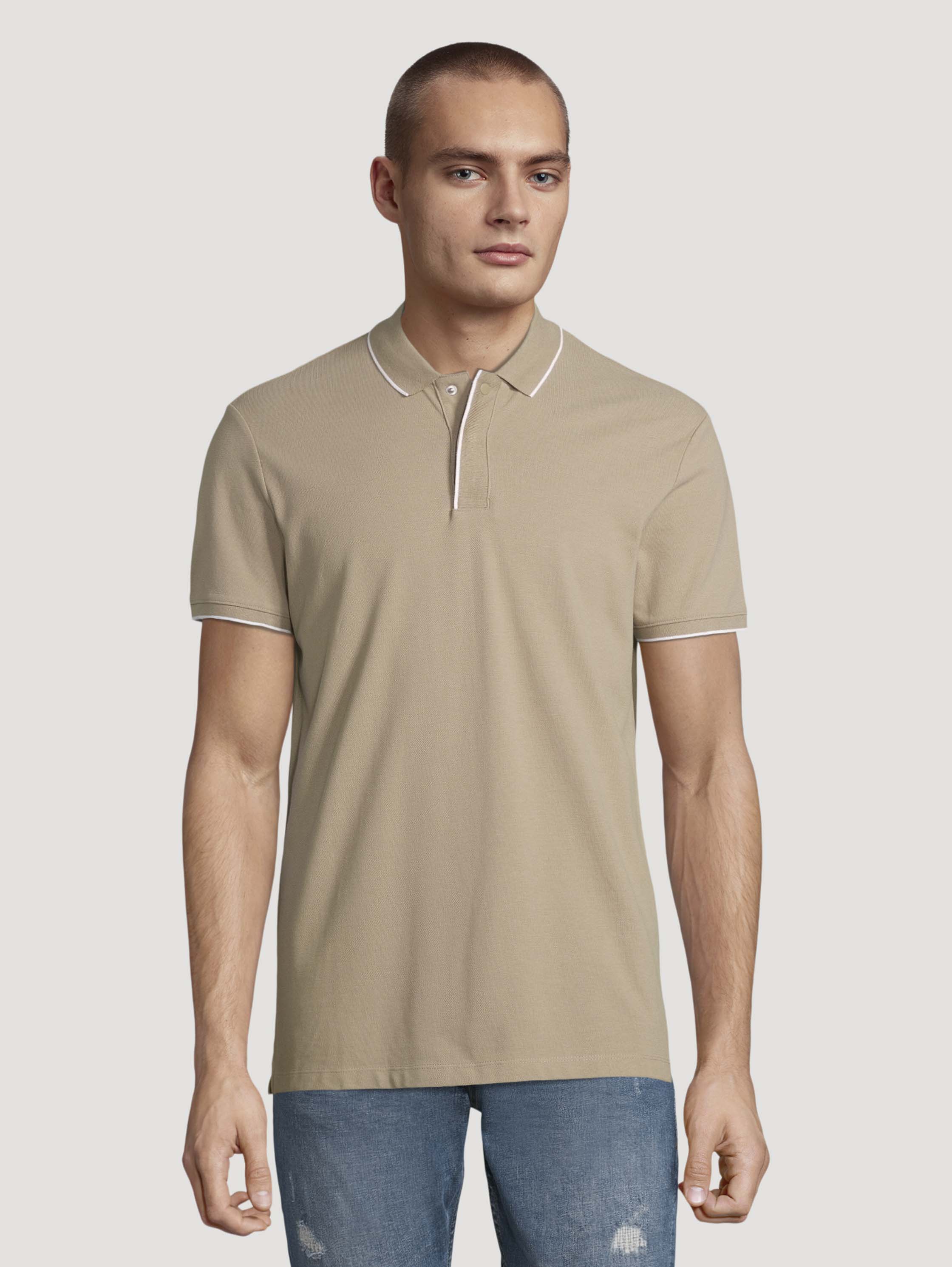 Футболка-поло мужская TOM TAILOR 1026949 зеленая S