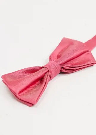 Атласный галстук-бабочка Devils Advocate-Розовый цвет