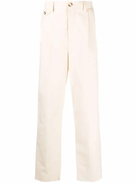 Nanushka прямые брюки со складками