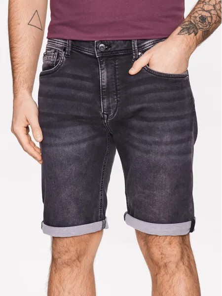 Джинсовые шорты стандартного кроя Pepe Jeans, серый