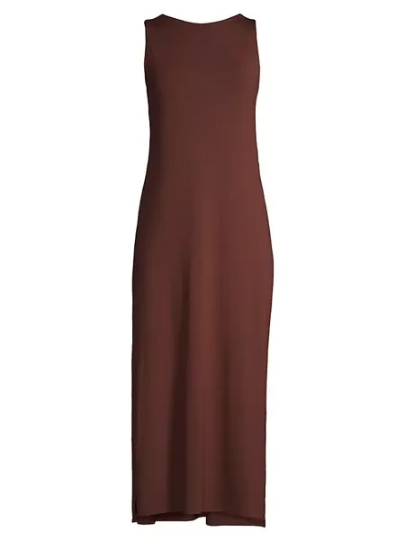 Платье-футляр Destinos из джерси с завязками Lenny Niemeyer Swim, цвет coffee
