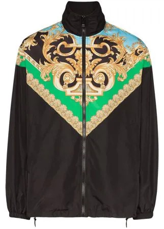 Versace спортивная куртка с принтом Barocco