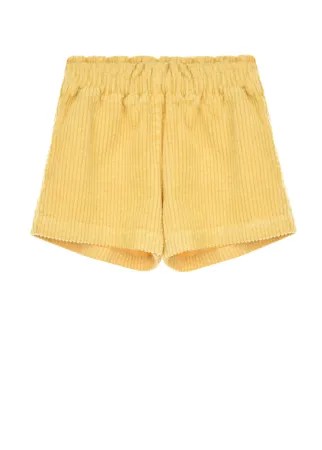 Желтые шорты из вельвета IL Gufo детские