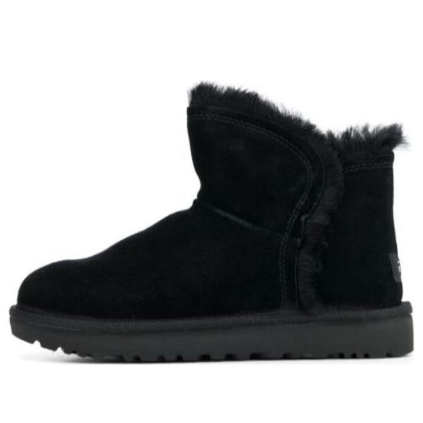 Кроссовки классические мини пушистые высокие низкие ботинки Ugg, черный