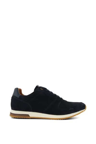 Кроссовки 'Trilogy' Suede Trainers Dune London, синий