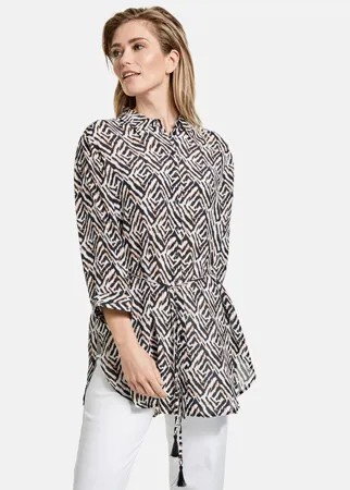 Удлиненная блуза-рубашка из вискозы GERRY WEBER