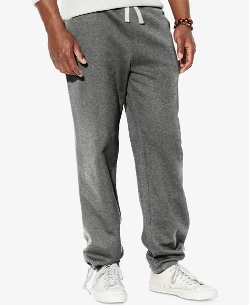 Мужские брюки из смесового хлопка и флиса Polo Ralph Lauren, серый