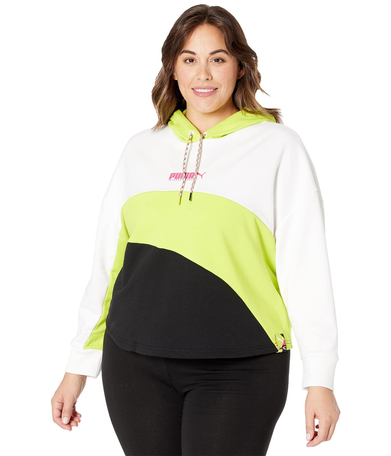 Худи PUMA, Plus Size City Light Track Hoodie