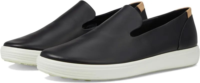 Кроссовки Soft 7 Slip-On Sneaker ECCO, цвет Black/Powder