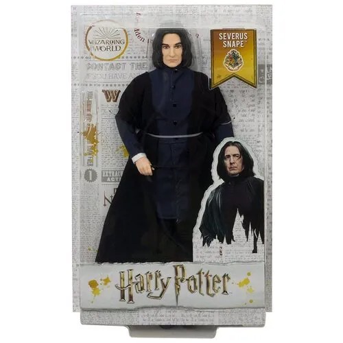 Кукла Северус Снейп Гарри Поттер (Harry Potter Collectible Severus Snape Doll Black Coat Jacket Wizard Robes)