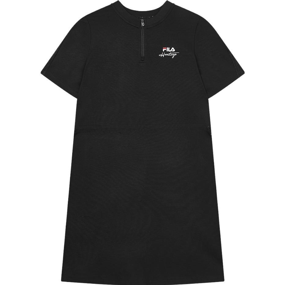FILA Женские шорты-платье с рукавами, цвет Black