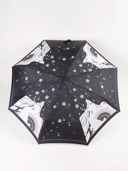 Зонт женский ZEST 23847-9112 белый/черный