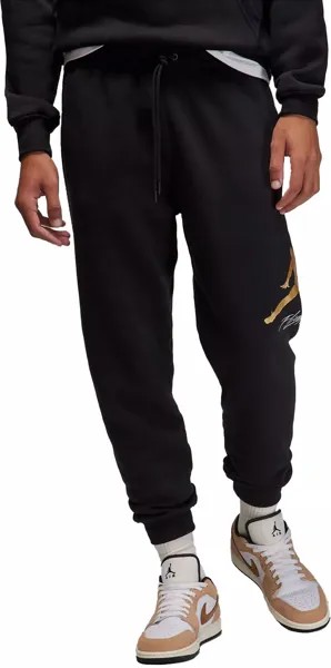 Мужские базовые брюки Jordan Essentials из флиса, черный