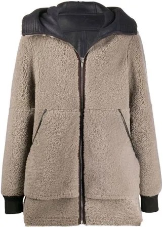 Rick Owens двустороннее пальто свободного кроя