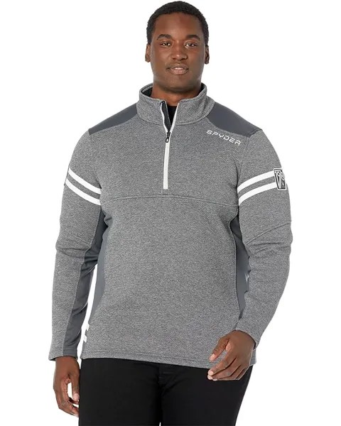 Куртка Spyder Wengen 1/2 Zip Fleece, цвет Ebony