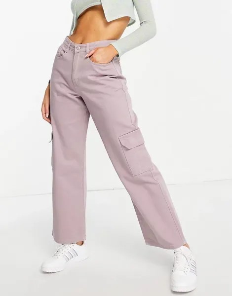 Сиреневые мешковатые брюки в стиле 90-х Urban Bliss Carpenter