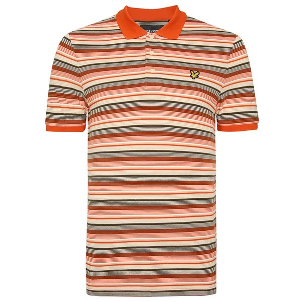 Мужская рубашка поло Lyle & Scott в полоску Lyle And Scott