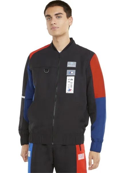 Бомбер мужской PUMA Bmw Mms Street Moto Jacket черный L