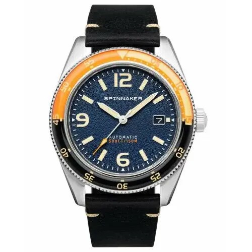 Наручные часы SPINNAKER SP-5055-0D, синий, оранжевый