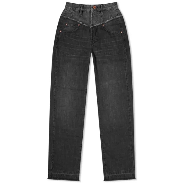 Мешковатые джинсы Isabel Marant Noemie, черный